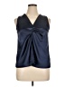 Gilli Blue Sleeveless Blouse Size XL - photo 1