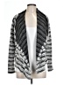 Eddie Bauer Stripes Multi Color Silver Cardigan Size L - photo 1