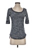 Athleta Tweed Gray 3/4 Sleeve T-Shirt Size XXS - photo 1