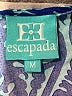Escapada 100% Rayon Paisley Blue Casual Dress Size M - photo 7