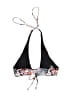 Shein Paisley Black Swimsuit Top Size M - photo 2