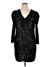 Express Stars Black Cocktail Dress Size XL - photo 1