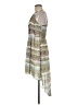 Gentle Fawn 100% Polyester Print Silver Cocktail Dress Size 6 - photo 5