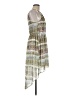 Gentle Fawn 100% Polyester Print Silver Cocktail Dress Size 6 - photo 4