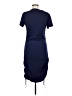 Shein Solid Blue Casual Dress Size 6 - photo 2