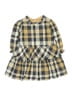 Deux Par Deux 100% Polyester Plaid Yellow Dress Size 5 - photo 1