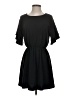 Everly Solid Black Casual Dress Size S - photo 1