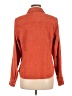 Christopher & Banks 100% Polyester Orange Long Sleeve Blouse Size M - photo 2