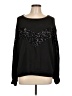 7th Ray Hearts Black Pullover Sweater Size L - photo 1