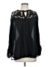 Hayden Black Long Sleeve Blouse Size S - photo 1