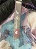 2 Hearts 100% Polyester Blue Purple Sleeveless Blouse Size L - photo 7