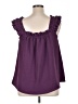 Unbranded Purple Sleeveless Blouse Size XL (estimated) - photo 2