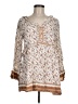 Hayden 100% Rayon Ivory 3/4 Sleeve Blouse Size M - photo 1