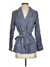 H&M Conscious 100% Lyocell Blue Blazer Size 4 - photo 1