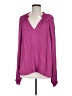 Sanctuary 100% Rayon Purple Long Sleeve Blouse Size M - photo 1