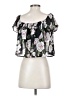 Lucy Paris Black Short Sleeve Blouse Size S - photo 2