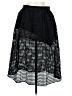 MNG Polka Dots Black Casual Skirt Size 6 - photo 1