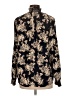 Leith 100% Polyester Paisley Gold Long Sleeve Blouse Size M - photo 2