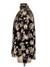 Leith 100% Polyester Paisley Gold Long Sleeve Blouse Size M - photo 5