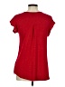 By & By 100% Polyester Red Short Sleeve Blouse Size M - photo 2