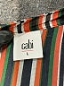 CAbi 100% Polyester Stripes Brown Long Sleeve Blouse Size L - photo 7