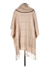 Johnston & Murphy 100% Acrylic Tan Ivory Poncho Size M - photo 2
