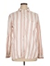 American Eagle Outfitters Stripes Pink Long Sleeve Button-Down Shirt Size XL - photo 1