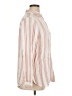 American Eagle Outfitters Stripes Pink Long Sleeve Button-Down Shirt Size XL - photo 4