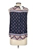 Artesia 100% Rayon Blue Sleeveless Blouse Size L - photo 2