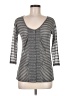 Velvet Gray 3/4 Sleeve Top Size M - photo 1