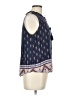 Artesia 100% Rayon Blue Sleeveless Blouse Size L - photo 4