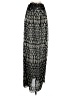 MISA Los Angeles 100% Polyester Print Silver Black Casual Skirt Size XS - photo 1