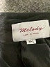 Melody 100% Polyester Black Faux Fur Vest Size Med - Lg - photo 3