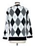 Merokeety Argyle Gray Pullover Sweater Size M - photo 2