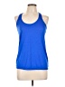 Xersion 100% Polyester Blue Active Tank Size L - photo 1