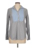 J.Crew 100% Cotton Color Block Gray Long Sleeve Button-Down Shirt Size 6 - photo 1