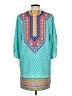 NLW Teal 3/4 Sleeve Blouse Size L - photo 2