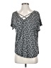 Apt. 9 Black Short Sleeve T-Shirt Size S - photo 1