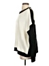 Bailey Rose 100% Acrylic Color Block Black Ivory Pullover Sweater Size S - photo 5