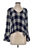 Cloth & Stone Blue Long Sleeve Blouse Size S - photo 1