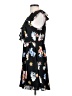 Express 100% Polyester Floral Black Casual Dress Size 2 - photo 5