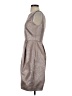 Eliza J Metallic Silver Cocktail Dress Size 4 - photo 5