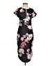 Ecowish Print Black Casual Dress Size S - photo 1