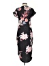 Ecowish Print Black Casual Dress Size S - photo 2