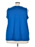 Catherines Blue Sleeveless Blouse Size 3X - photo 2