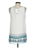 Max Edition 100% Polyester Teal Sleeveless Blouse Size S - photo 2