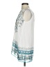 Max Edition 100% Polyester Teal Sleeveless Blouse Size S - photo 5