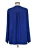 Pleione Blue Long Sleeve Blouse Size M - photo 2