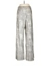 Elevenses Metallic Silver Dress Pants Size S - photo 2