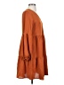 Unbranded Solid Brown Casual Dress Size S - photo 4